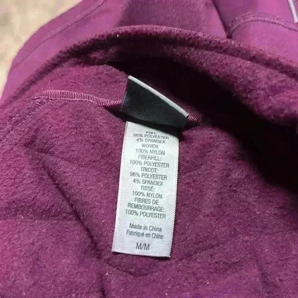 Women’s Champion Duo Dry Venture Warm Maroon quilted pullover size M - Picture 12 of 12